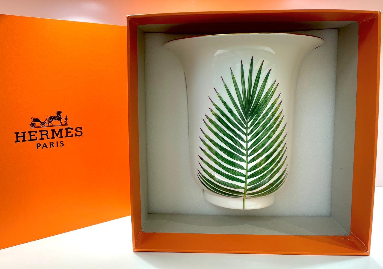 Hermes Passifolia Vase - Large - Image 2 of 3